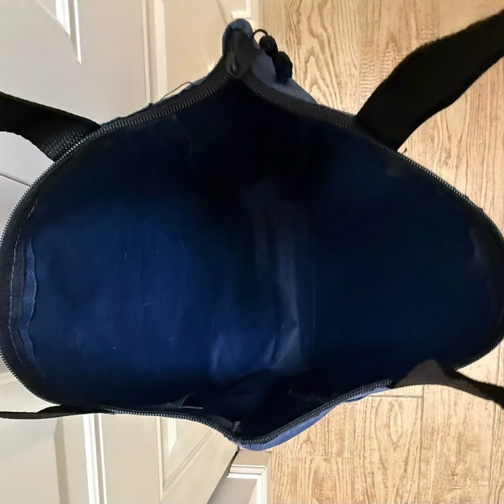 Black and Blue Tote Bag